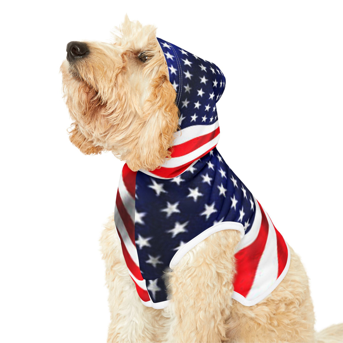 Pet Hoodie - Patriotic Dog and Cat Design, Pet Fashions, Great Gift for Pet Owners